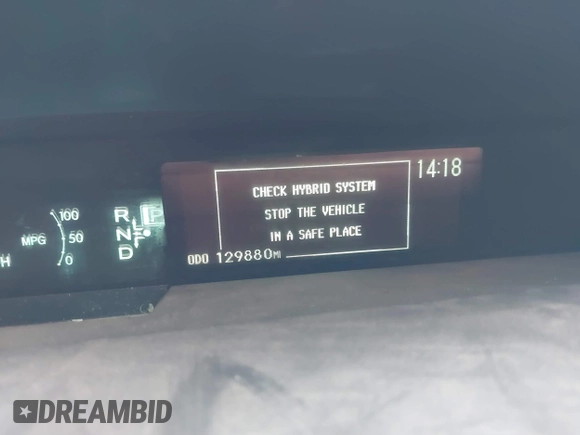 2015 Toyota Prius Four with VIN JTDKN3DU7F1918579, listed as a IAAI auction lot 41736025 with 129,880 mi miles. Bid and sale history available at carsss.com. Image 15.