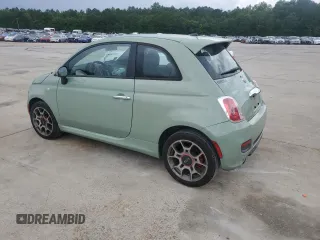 2013 FIAT 500 Sport with VIN 3C3CFFBR1DT554865, listed as a Copart auction lot 58783695 with 87,235 mi miles and Salvage title. Bid and sale history available at DreamBid. Image 2.