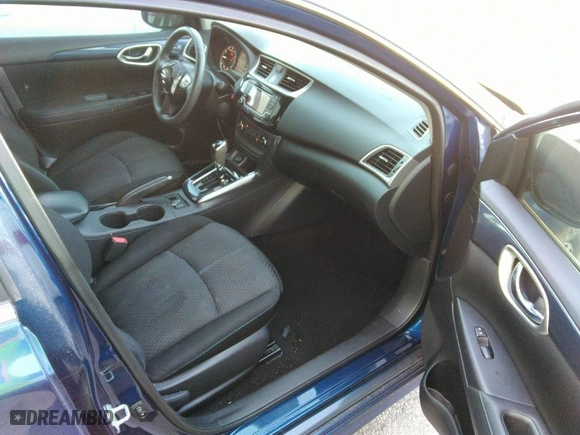 2017 Nissan Sentra SV with VIN 3N1AB7AP9HY238680, listed as a IAAI auction lot 36552805 with 55,490 mi miles. Bid and sale history available at carsss.com. Image 5.