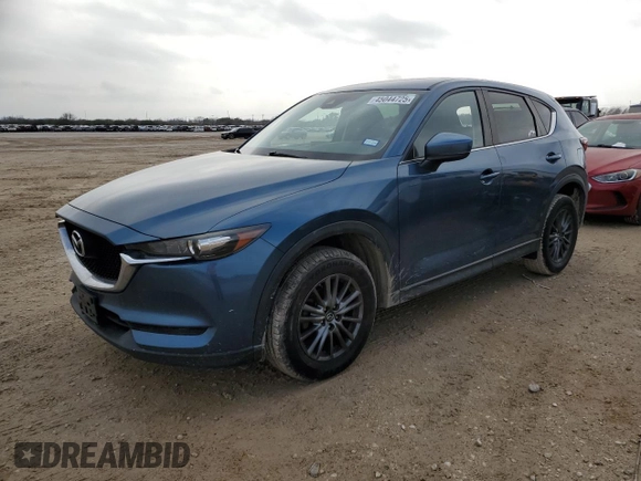 2017 Mazda CX-5 Sport with VIN JM3KFABL1H0116055, listed as a Copart auction lot 45044725 with 100,901 mi miles and Salvage Title. Bid and sale history available at carsss.com. Image 1.