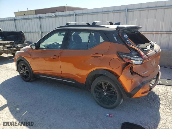 2021 Nissan Kicks SR with VIN 3N1CP5DV0ML535644, listed as a Copart auction lot 48208705 with 31,094 mi miles and Salvage Title. Bid and sale history available at carsss.com. Image 2.