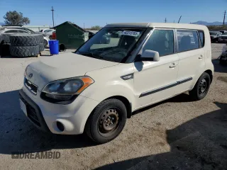 2012 Kia Soul with VIN KNDJT2A50C7436621, listed as a Copart auction lot 42313765 with 168,550 mi miles and Salvage Title. Bid and sale history available at carsss.com. Image 1.