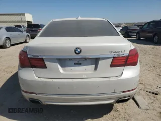 2015 BMW 7 Series 740Li with VIN WBAYE4C54FD947298, listed as a Copart auction lot 48323785 with 81,570 mi miles and Salvage Title. Bid and sale history available at DreamBid. Image 6.
