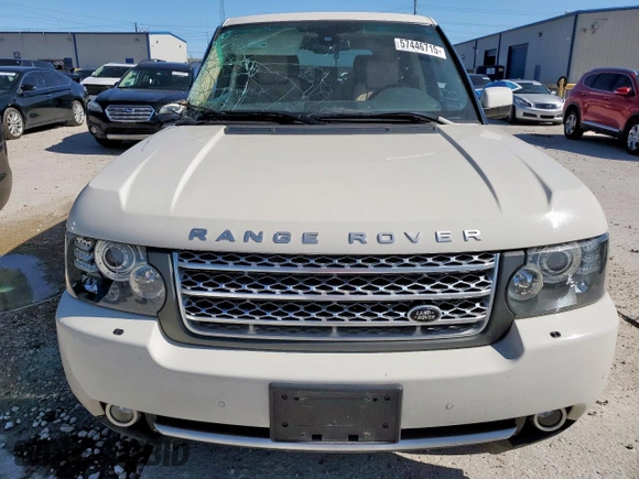 2010 Land Rover Range Rover SC Autobiography with VIN SALMP1E49AA327936, listed as a Copart auction lot 57446715 with 86,651 mi miles and Salvage title. Bid and sale history available at DreamBid. Image 5.