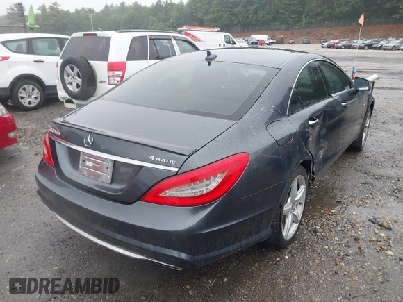 2014 Mercedes-Benz CLS 550 with VIN WDDLJ9BB6EA122852, listed as a IAAI auction lot 42503119 with 161,840 mi miles and . Bid and sale history available at DreamBid. Image 4.