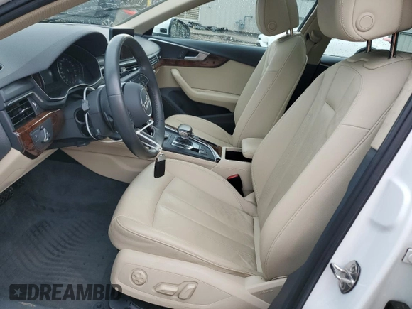 2019 Audi A4 Premium with VIN WAUDNAF43KN013847, listed as a Copart auction lot 59956405 with 54,786 mi miles and Salvage title. Bid and sale history available at DreamBid. Image 7.