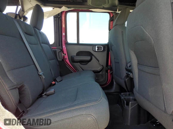 2024 Jeep Wrangler Sport S with VIN 1C4PJXDG5RW318461, listed as a Copart auction lot 54270255 with 5,234 mi miles and Salvage title. Bid and sale history available at DreamBid. Image 11.