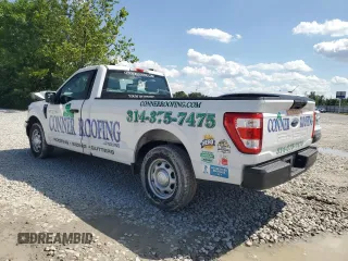 2021 Ford F-150 XL with VIN 1FTMF1CB2MKD60531, listed as a Copart auction lot 61488015 with 97,908 mi miles and Salvage title. Bid and sale history available at DreamBid. Image 2.