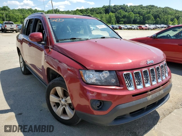 2016 Jeep Compass High Altitude Edition with VIN 1C4NJDEB6GD637479, listed as a Copart auction lot 48938312 with 0 mi miles. Bid and sale history available at carsss.com. Image 1.