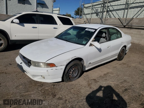 2000 Mitsubishi Galant ES with VIN 4A3AA46G9YE088717, listed as a Copart auction lot 50023675 with 125,826 mi miles and Salvage Title. Bid and sale history available at carsss.com. Image 1.