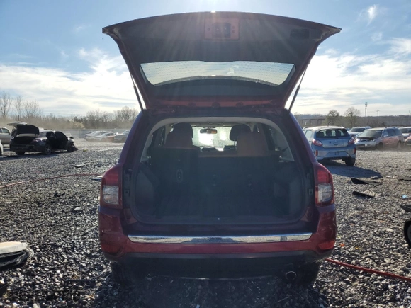 2016 Jeep Compass High Altitude Edition with VIN 1C4NJDEB0GD559443, listed as a Copart auction lot 47983765 with 108,818 mi miles and Salvage Title. Bid and sale history available at carsss.com. Image 6.