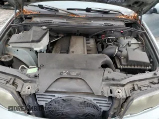 2002 BMW X5 3.0i with VIN 5UXFA53572LP44156, listed as a Copart auction lot 80611304 with 0 mi miles and Salvage Title. Bid and sale history available at carsss.com. Image 12.