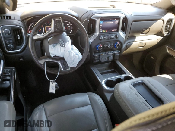 2020 Chevrolet Silverado 1500 RST with VIN 3GCPWDED2LG392351, listed as a Copart auction lot 46181515 with 57,853 mi miles and Salvage Title. Bid and sale history available at DreamBid. Image 8.