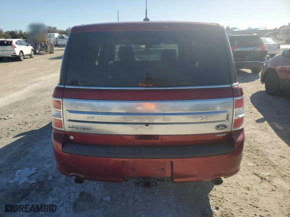 2017 Ford Flex Limited EcoBoost with VIN 2FMHK6DT4HBA11190, listed as a Copart auction lot 45635935 with 0 mi miles and Salvage Title. Bid and sale history available at carsss.com. Image 6.