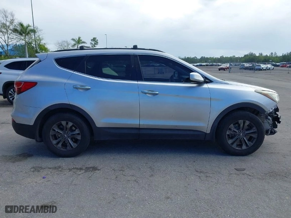 2014 Hyundai Santa Fe Sport with VIN 5XYZU3LB0EG198641, listed as a IAAI auction lot 41673814 with 113,027 mi miles. Bid and sale history available at carsss.com. Image 14.