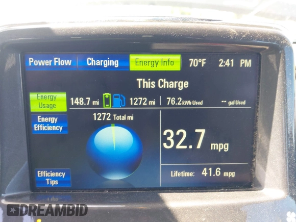 2014 Chevrolet Volt with VIN 1G1RH6E40EU149838, listed as a IAAI auction lot 42145097 with 110,467 mi miles and . Bid and sale history available at DreamBid. Image 17.