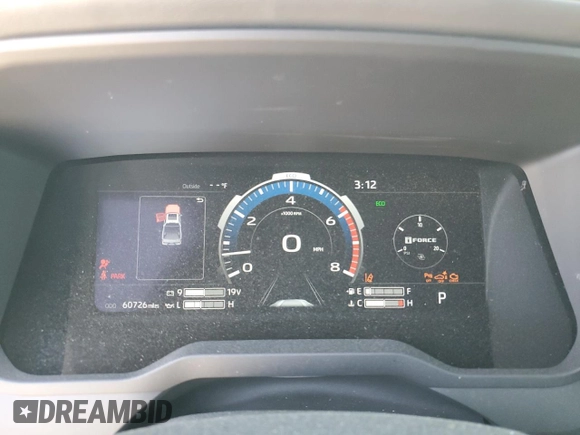 2023 Toyota Tundra Platinum with VIN 5TFNA5DBXPX073809, listed as a Copart auction lot 51221005 with 60,726 mi miles and Salvage title. Bid and sale history available at DreamBid. Image 9.