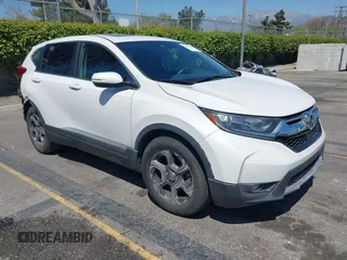 2019 Honda CR-V EX with VIN 5J6RW1H54KA008959, listed as a IAAI auction lot 41966044 with 168,797 mi miles. Bid and sale history available at carsss.com. Image 1.