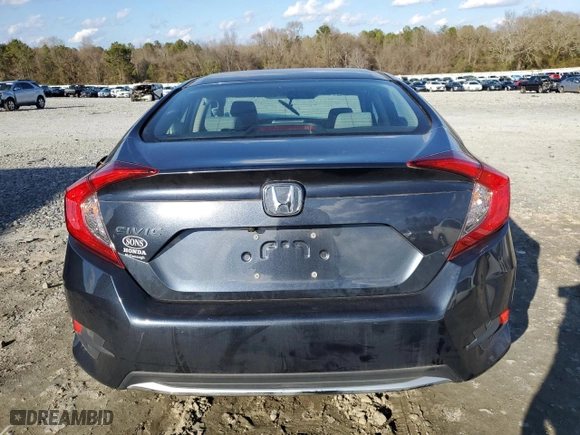 2021 Honda Civic Sedan LX with VIN 2HGFC2F69MH502002, listed as a Copart auction lot 87163124 with 0 mi miles and Salvage Title. Bid and sale history available at carsss.com. Image 6.