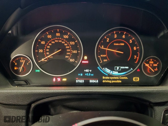 2018 BMW 3 Series 330i xDrive with VIN WBA8Z9C5XJG828289, listed as a Copart auction lot 42535195 with 57,623 mi miles and Salvage Title. Bid and sale history available at carsss.com. Image 9.