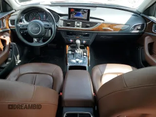 2018 Audi A6 Premium Plus with VIN WAUG8AFC7JN088562, listed as a Copart auction lot 55343595 with 76,742 mi miles and Salvage title. Bid and sale history available at DreamBid. Image 8.