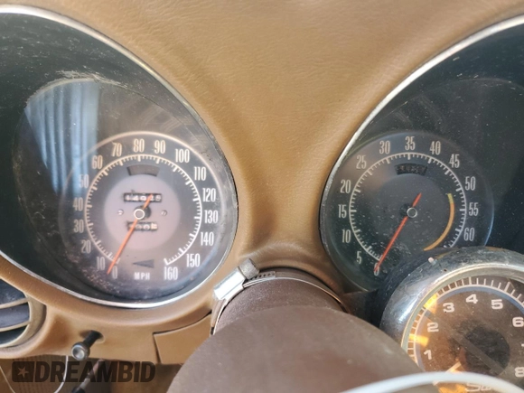 1972 Chevrolet Corvette with VIN 1Z37K2S513342, listed as a Copart auction lot 48513295 with 14,945 mi miles and Clean title. Bid and sale history available at DreamBid. Image 9.