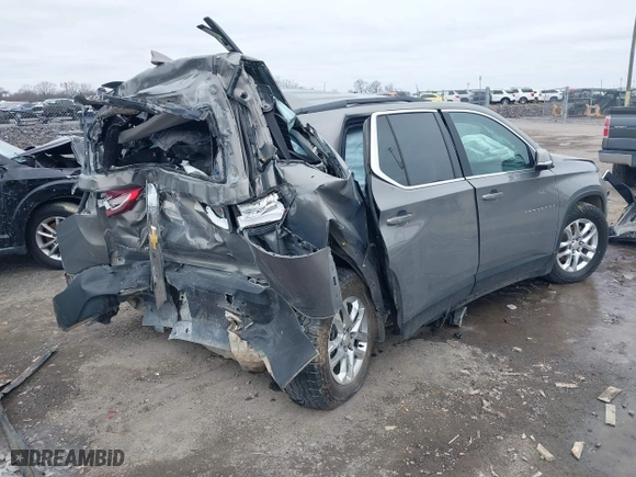 2019 Chevrolet Traverse LT Cloth with VIN 1GNEVGKW9KJ208058, listed as a IAAI auction lot 41265791 with 86,860 mi miles. Bid and sale history available at carsss.com. Image 4.