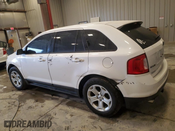 2013 Ford Edge SEL with VIN 2FMDK3J91DBB51259, listed as a Copart auction lot 51234605 with 167,396 mi miles and Non Repairable. Bid and sale history available at carsss.com. Image 2.