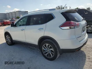 2015 Nissan Rogue SL z VIN 5N1AT2MV8FC824389, wystawiony jako Copart lot #58224165 z przebiegiem 96 545 mil mil oraz Szkoda całkowita • Salvage title. Historia ofert i sprzedaży dostępna na DreamBid. Obrazek 2.