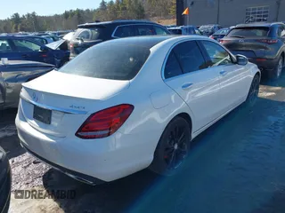 2016 Mercedes-Benz C with VIN 55SWF4KB2GU160423, listed as a IAAI auction lot 41690331 with 94,494 mi miles. Bid and sale history available at carsss.com. Image 4.