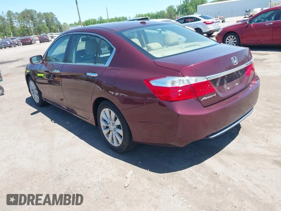 2014 Honda Accord EX-L with VIN 1HGCR2F86EA036175, listed as a IAAI auction lot 42146831 with 105,031 mi miles and . Bid and sale history available at carsss.com. Image 3.