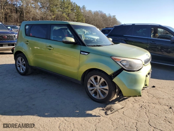 2014 Kia Soul + with VIN KNDJP3A53E7727773, listed as a Copart auction lot 41584845 with 175,661 mi miles and Non Repairable. Bid and sale history available at carsss.com. Image 4.