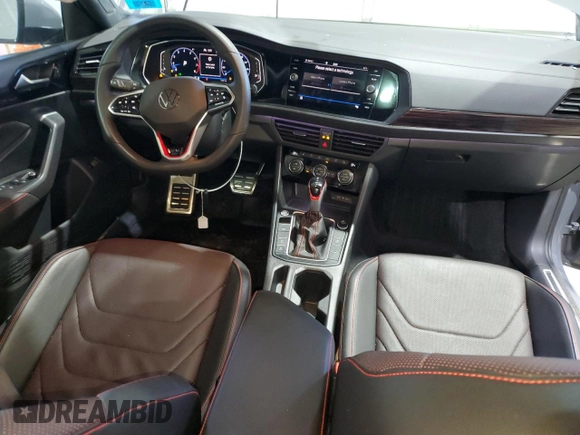 2024 Volkswagen Jetta GLI Autobahn with VIN 3VW2T7BUXRM084277, listed as a Copart auction lot 50984835 with 17,321 mi miles and Salvage Title. Bid and sale history available at DreamBid. Image 8.