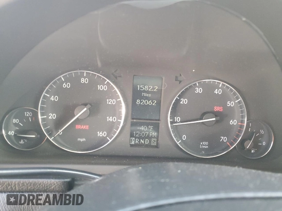 2005 Mercedes-Benz C 240 with VIN WDBRF61J15A712498, listed as a Copart auction lot 50835965 with 82,062 mi miles and Salvage Title. Bid and sale history available at DreamBid. Image 9.
