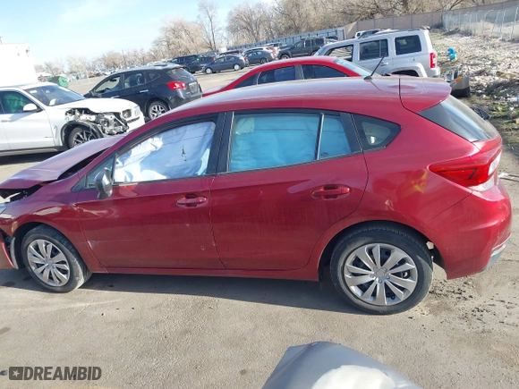 2019 Subaru Impreza with VIN 4S3GTAA63K1721568, listed as a IAAI auction lot 41896632 with 18,744 mi miles. Bid and sale history available at carsss.com. Image 14.