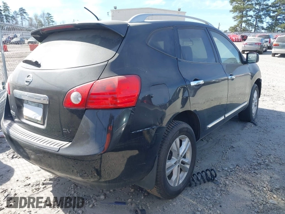 2013 Nissan Rogue S with VIN JN8AS5MT6DW515284, listed as a IAAI auction lot 41785105 with 206,467 mi miles. Bid and sale history available at carsss.com. Image 4.