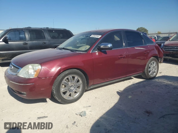 2007 Ford Five Hundred Limited with VIN 1FAHP25107G150712, listed as a Copart auction lot 82092544 with 202,034 mi miles and Salvage Title. Bid and sale history available at carsss.com. Image 1.