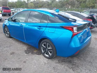 2022 Toyota Prius L Eco with VIN JTDKAMFU5N3165006, listed as a IAAI auction lot 41753470 with 33,567 mi miles. Bid and sale history available at carsss.com. Image 3.