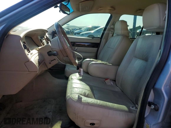 2009 Mercury Grand Marquis LS with VIN 2MEHM75V09X611485, listed as a Copart auction lot 51715775 with 97,578 mi miles and Salvage Title. Bid and sale history available at carsss.com. Image 7.
