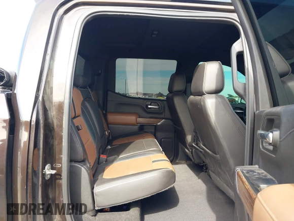 2019 Chevrolet Silverado 1500 High Country with VIN 1GCUYHELXKZ323675, listed as a IAAI auction lot 41296454 with 102,107 mi miles. Bid and sale history available at carsss.com. Image 8.
