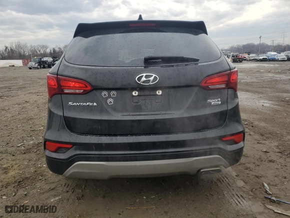 2017 Hyundai Santa Fe Sport 2.4L with VIN 5NMZTDLB8HH020382, listed as a Copart auction lot 47178115 with 91,367 mi miles and Salvage Title. Bid and sale history available at carsss.com. Image 6.