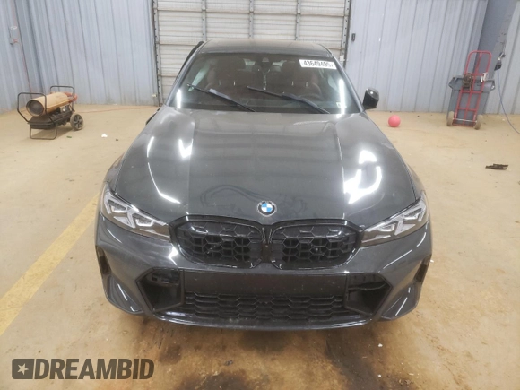 2024 BMW 3 Series M340i xDrive with VIN 3MW49FF07R8E07606, listed as a Copart auction lot 43649495 with 0 mi miles and Salvage Title. Bid and sale history available at carsss.com. Image 5.