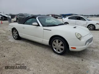 2002 Ford Thunderbird w/Hardtop Premium with VIN 1FAHP60A22Y120354, listed as a Copart auction lot 86626934 with 100,030 mi miles and Salvage Title. Bid and sale history available at carsss.com. Image 4.