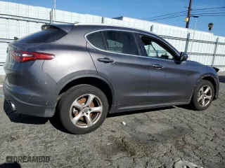 2019 Alfa Romeo Stelvio Sport with VIN ZASPAKAN1K7C30052, listed as a Copart auction lot 41846215 with 74,101 mi miles and Clean Title. Bid and sale history available at carsss.com. Image 3.