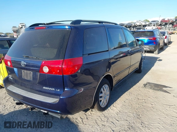 2007 Toyota Sienna CE with VIN 5TDZK23C97S030205, listed as a IAAI auction lot 41559679 with Not Provided miles and . Bid and sale history available at DreamBid. Image 4.