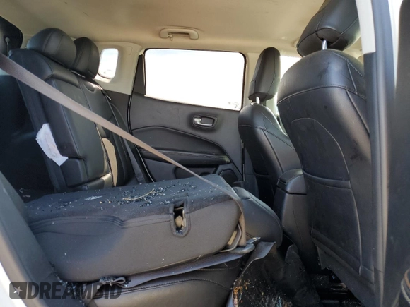 2017 Jeep Compass Latitude with VIN 3C4NJDBB1HT646414, listed as a Copart auction lot 53825075 with 81,593 mi miles and Salvage Title. Bid and sale history available at carsss.com. Image 11.
