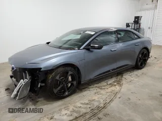 2024 Lucid Air Touring with VIN 50EA1TEA0RA003343, listed as a Copart auction lot 86323884 with 3,630 mi miles and Salvage Title. Bid and sale history available at carsss.com. Image 1.