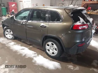 2015 Jeep Cherokee Sport with VIN 1C4PJMAB8FW738718, listed as a IAAI auction lot 41575745 with 113,227 mi miles. Bid and sale history available at carsss.com. Image 3.