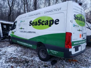 2023 Mercedes-Benz Sprinter with VIN W1Y5NCHY9PT141723, listed as a Copart auction lot 54197785 with 9,893 mi miles and Salvage Title. Bid and sale history available at DreamBid. Image 2.