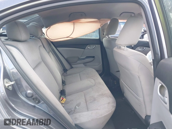 2014 Honda Civic Sedan LX with VIN 19XFB2F52EE019330, listed as a IAAI auction lot 40557827 with 169,656 mi miles. Bid and sale history available at carsss.com. Image 8.